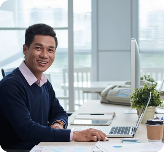 Process illustration with gears